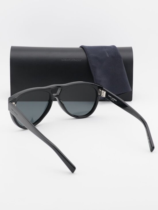 Saint Laurent SL705 001 Square Sunglasses - Black
